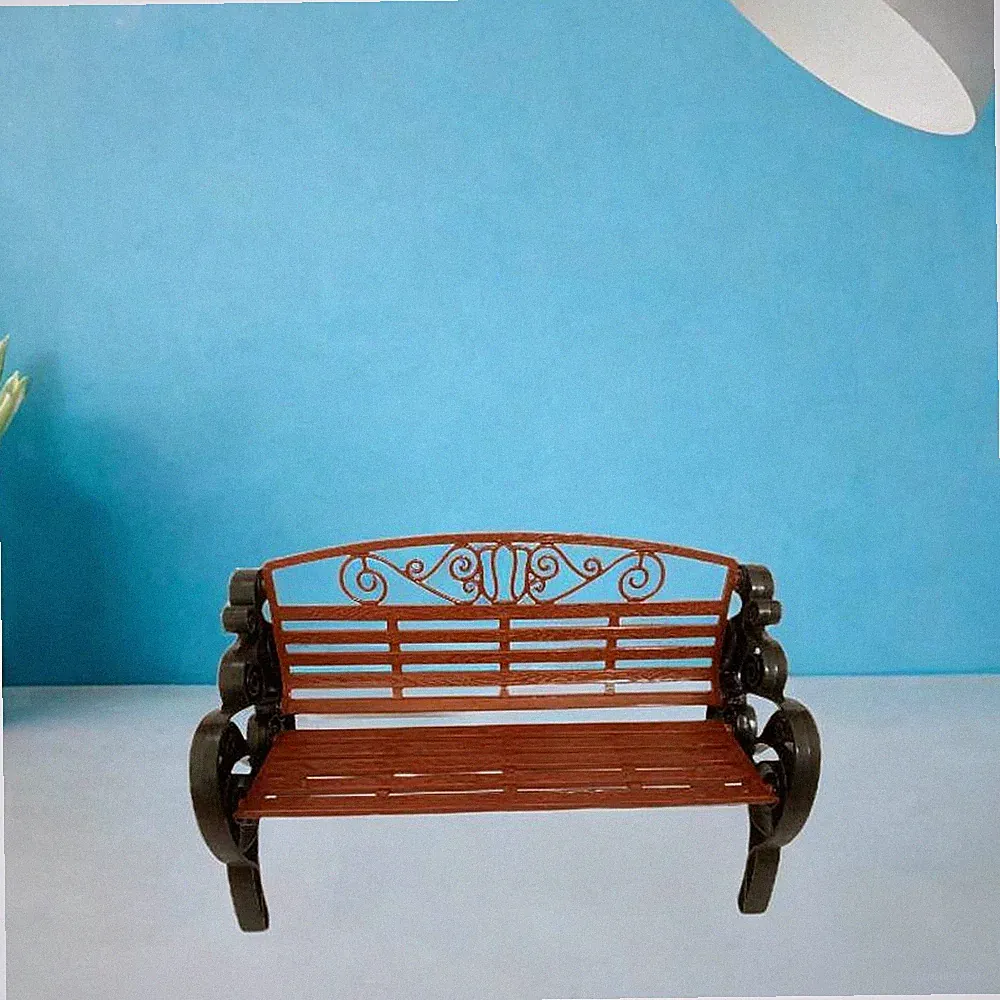 1/6 Dollhouse Backrest Bench Miniature recliner for Figures Miniature Furniture