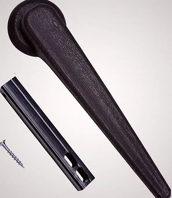 10 inch Recliner Handle Lever Replacement Kits 5/8 Square Dark Brown