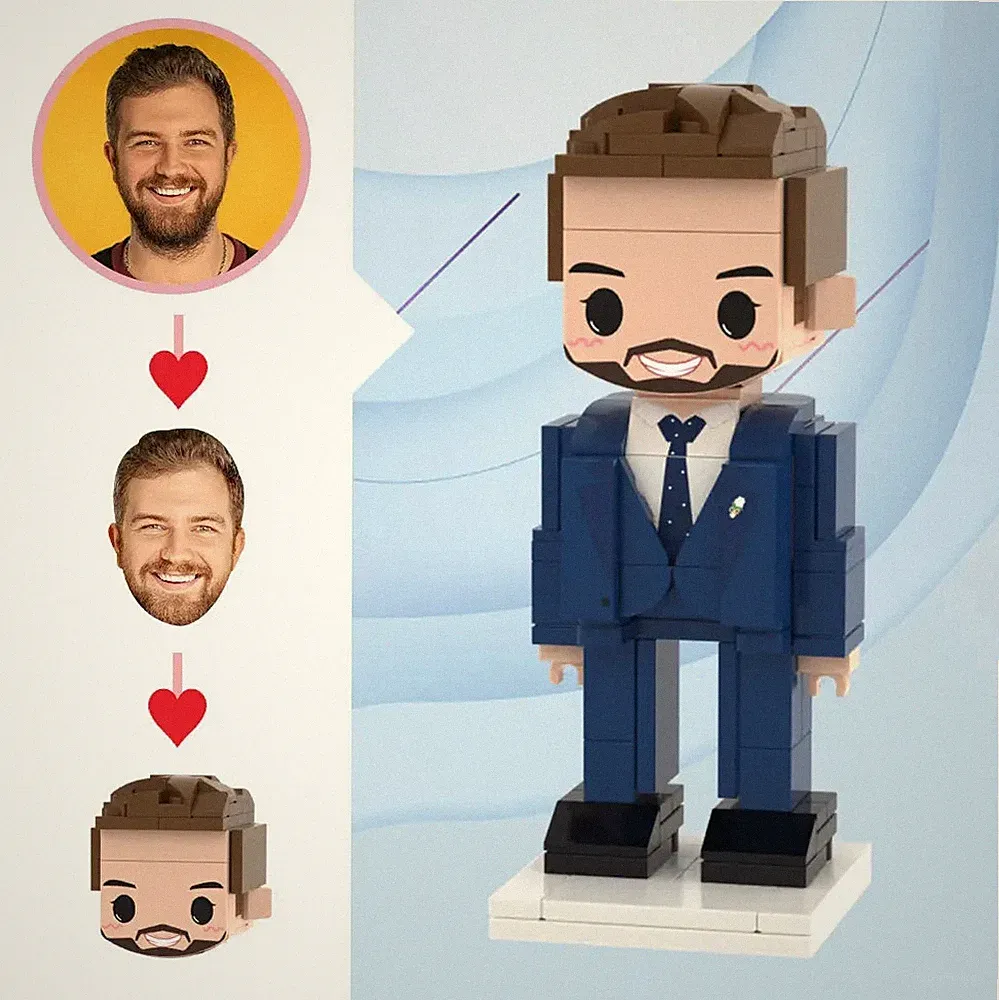 Custom Office Worker Figurine from Photo | Personalized Corporate Gift