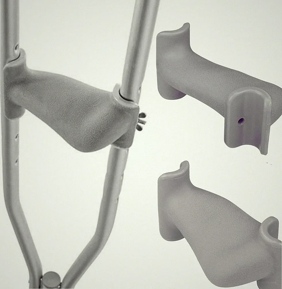 Ergo Grip Comfortable Ergonomic Crutch Hand Grips with 3X More Comfort